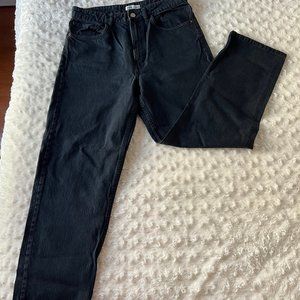 Zara Mom Jeans - Black Denim *Vintage look*